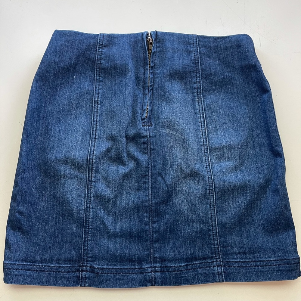 Blue denim Jean skirt
